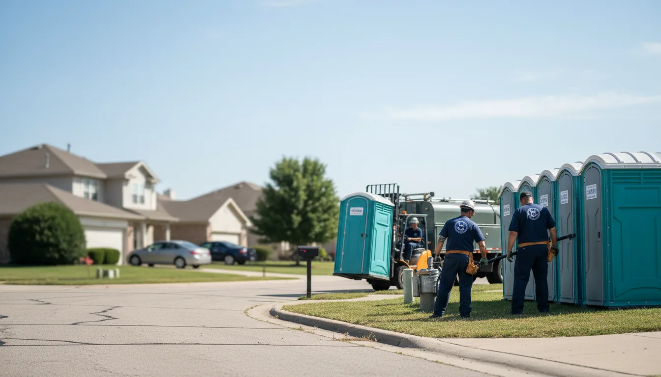 Porta Potty Rental in Farmersville, IL near me